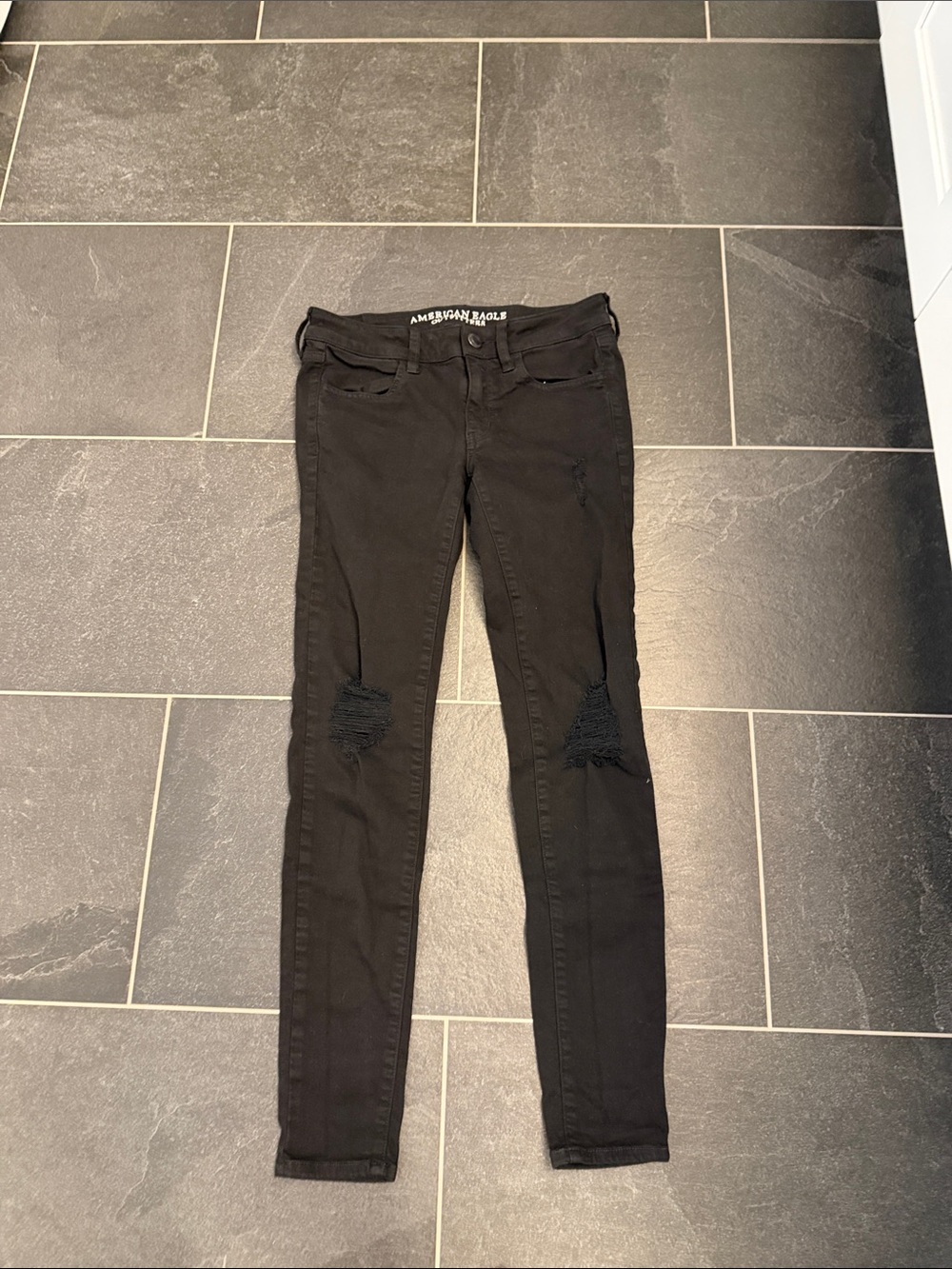 American Eagle Outfitters Black Super Stretch Jeans